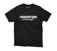 le herisson Maglietta t-Shirt Uomo Houston m'arrangio!? - Idea Regalo Simpatico Scritta Divertente Marito Fidanzato Amico Capo collega