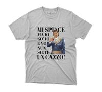 le herisson Maglietta t-Shirt Uomo Marchese del GRILLO io Sono io Voi Non Siete Un- Idea Regalo Simpatico Scritta Divertente Marito Amico collega (IT, Testo, XL, Regular, Regular, Grigio Colore)