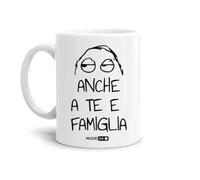 le herisson tazza Mug bianca simpatica anche a te e famiglia mode on natale..SIMPATICA divertente regalo dee Regali Originali amica collega fidanzata
