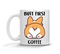 le herisson Tazza Mug Cane Simpatica Corgi Butt Coffee Divertente Personalizzabile