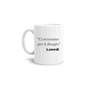 le herisson tazza Mug ci scusiamo per il disagio lunedi SIMPATICA divertente regalo dee Regali Originali amica collega fidanzata FIDANZATO MARITO MOGLIE 655