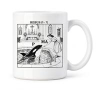 le herisson Tazza mug Divertente Rebus Ironico ed iconico - Mug in Ceramica con Grafica Umoristica - Idea Regalo Originale per Amici, Colleghi e Compleanni