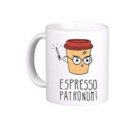 le herisson Tazza MUG espresso patronum caffe colazione - REGALO SIMPATICA DIVERTENTE 10111