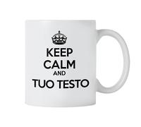 le herisson Tazza Mug Keep Calm personalizzata divertente regalo amici collega amica fidanzato marito