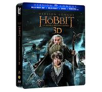 Le Hobbit : La bataille des cinq armées (Version Longue) [Steelbook(TM) : Edition limitée - Blu-ray 3D + Blu-ray + DVD]
