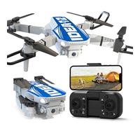 LE-IDEA Mini Drone con Telecamera 1080P, IDEA12 Drone con Posizionamento Flusso Ottico, Evitamento Ostacoli 270°, Modalità Senza Testa, Quadcopter Droni con Trasmissione WiFi per Adulti (Blu)