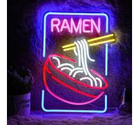 Le insegne al Neon Ramen hanno condotto l'insegna della luce al Neon illuminano la decorazione della parete delle insegne al Neon per la finestra del negozio di Ramen del ristorante (16.5 ''X12'')