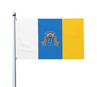 Le Isole Canarie Bandiere Da Giardino Durevole Garden Flag Resistente Alle Intemperie Bandiera Da Cortile Decorazione Per Esterni Patio Interni 90X152Cm