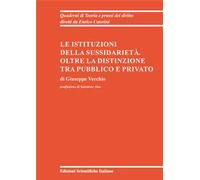 Le istituzioni della sussidiarietà. Oltre la distinzione tra pubblico e privato