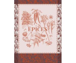 Le Jacquard Français 28549 - Strofinaccio Épices et Aromates Piment, 80 x 60 cm, in cotone