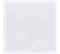 Le Jacquard Français 79526 Tivoli Blanc - Tovaglioli in lino, 50 x 50 cm