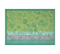 Le Jacquard Français Cottage Jardin 28923 - Set di 2 tovagliette rivestite in cotone, 36 x 50 cm