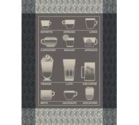 LE JACQUARD FRANÇAIS Strofinaccio Barista Ristretto 60 x 80 cm cotone