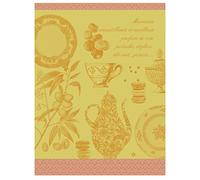 Le Jacquard Francais - Strofinaccio con motivo macaron, 60 x 80 cm, 100% cotone, mango, 60 x 80 cm