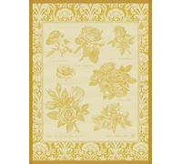 Le Jacquard Francais - Strofinaccio - JARDIN DE ROSES Giallo