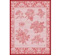 Le Jacquard Francais - Strofinaccio - JARDIN DE ROSES Rosso