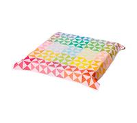 Le Jacquard Francais - Tovaglia in cotone Origami multicolore, 140 x 140 cm