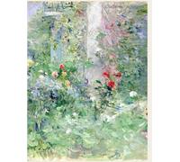 Le Jardin à Bougival Notebook: Berthe Morisot (1884) - Impressionist Garden in Bloom | Fine Art Writing Journal