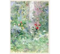 Le Jardin à Bougival Notebook: Berthe Morisot (1884) - Impressionist Garden in Bloom | Fine Art Writing Journal