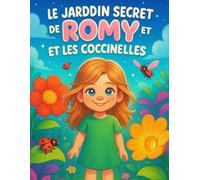 Le Jardin Secret de Romy et les Coccinelles: Un matin, Romy découvre un petit portail caché derrière les fleurs du jardin... Un livre de coloriage et d’histoire pour les enfants de 2 à 5 ans.