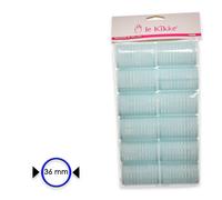 Le kikke Bigodino Velcro 12 Pezzi Diam 3.6 Cm - Bigodino