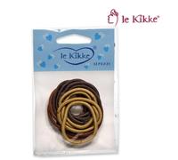 Le kikke Card 12 Buste 12 Pezzi Elastici Toni Terra - Elastico per capelli