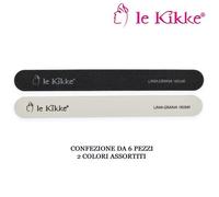 Le Kikke Lima Per Unghie 180/240 In Blister 6 pezzi - Lima per unghie