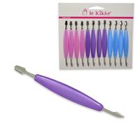 Le kikke Nail Doppio Uso 12 Pezzi - Strumento per unghie