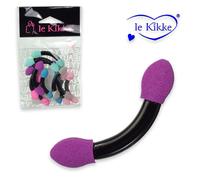 Le Kikke Set 12 Pennelli Ombretto Curvi Spugnetta - Set pennelli make-up