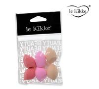 Le Kikke Spugnetta Trucco Rosse Rosa E Beige - Spugna trucco