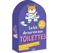 Le kit de survie aux toilettes: Infos insolites, jeux, quiz pour se cultiver et se détendre sur le trône !