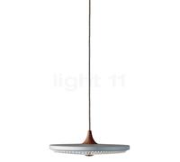 Le Klint Soleil Lampada a sospensione LED, corpo in rovere affumicato/paralume in plastica bianca - ø35 cm