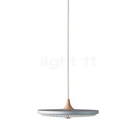 Le Klint Soleil Lampada a sospensione LED, corpo in rovere chiaro/paralume in plastica bianca - ø35 cm