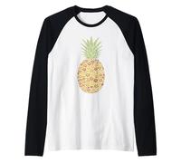 Le Labbra Impertinenti Dell'ananas Baciano Gli Ananas Maglia con Maniche Raglan