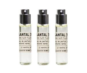 Le Labo Santal 33 Eau de Parfum Travel Refill, 3 x 10 ml