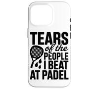 Le Lacrime Delle Persone Che Ho Battuto Alla Gara Di Padel Custodia per iPhone 16 Pro