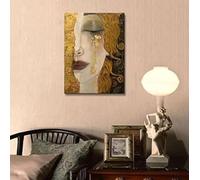 Le Lacrime di Frey Stampa su Tela Arte della Parete Famoso Dipinto su Tela Arte della Parete per Camera da Letto Klimt Poster e Stampe di Grandi Dimensioni 50x70 cm/20x28 pollici-Cornice Interna