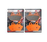 LE LEFOSSI Moto Fibra di Carbonio Anteriore e Posteriore Pastiglie Freno per Compatibile con Harley Davidson Dyna FXDWG/FXDWGi Wide Glide 2000-2007 FXDBi Street Bob 2006-2007 FA400F FA400R