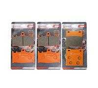 LE LEFOSSI Moto Fibra di Carbonio Anteriore e Posteriore Pastiglie Freno per Compatibile con Suzuki GSXR 600 1997-2003 GSXR 750 2000-2003 FA158F FA063R