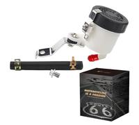 LE LEFOSSI Serbatoio Liquido Freni Moto Coppa Olio Serbatoio Pompa del Freno Parte W/staffa per Compatibile con Honda CBR600RR CBR 600 2007-2018 CBR1000RR CBR 1000 2004-2018