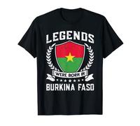 Le Leggende Della Bandiera Del Burkina Faso Dal Design Maglietta