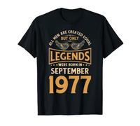 Le leggende di compleanno sono nate nel settembre del 1977 Maglietta
