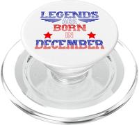 Le leggende nascono a dicembre stelle e strisce PopSockets PopGrip per MagSafe