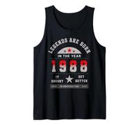 Le Leggende Nascono nel 1988 Stile retrò Vintage Canotta