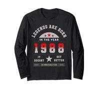 Le Leggende Nascono nel 1988 Stile retrò Vintage Maglia a Manica