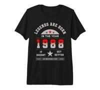 Le Leggende Nascono nel 1988 Stile retrò Vintage Maglietta Premium