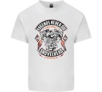 Le Leggende Non Muoiono Maglietta Biker Per Bambini Ragazzi E Ragazze