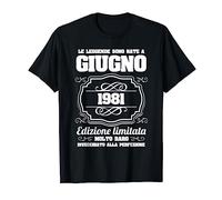 Le Leggende sono nate a Giugno 1981 40° Compleanno Maglietta