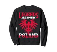 Le Leggende Sono Nate in Polonia Eagle Flag Pride Edizione Polacca Felpa