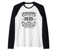 Le Leggende Sono Nate nel 1935 invecchiate Perfettamente Maglia con Maniche Raglan